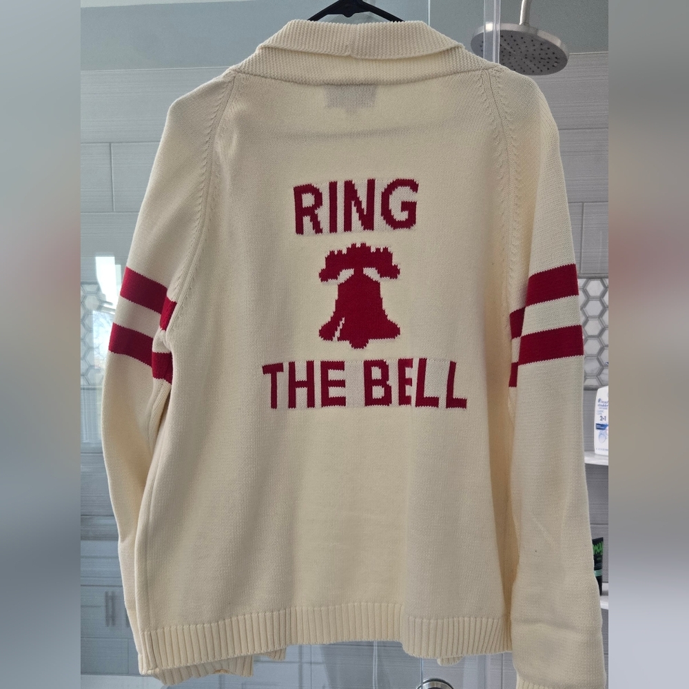 Philadelphia Phillies 'Ring the Bell' cardigan - Worn 1x